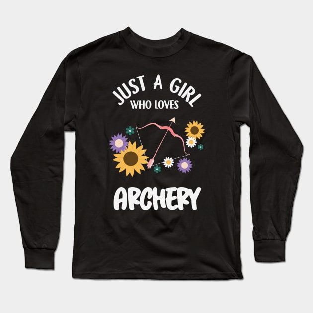 Archery Girl Long Sleeve T-Shirt by AdultSh*t